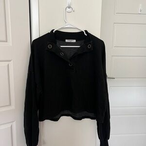 Project social T button quarter zip